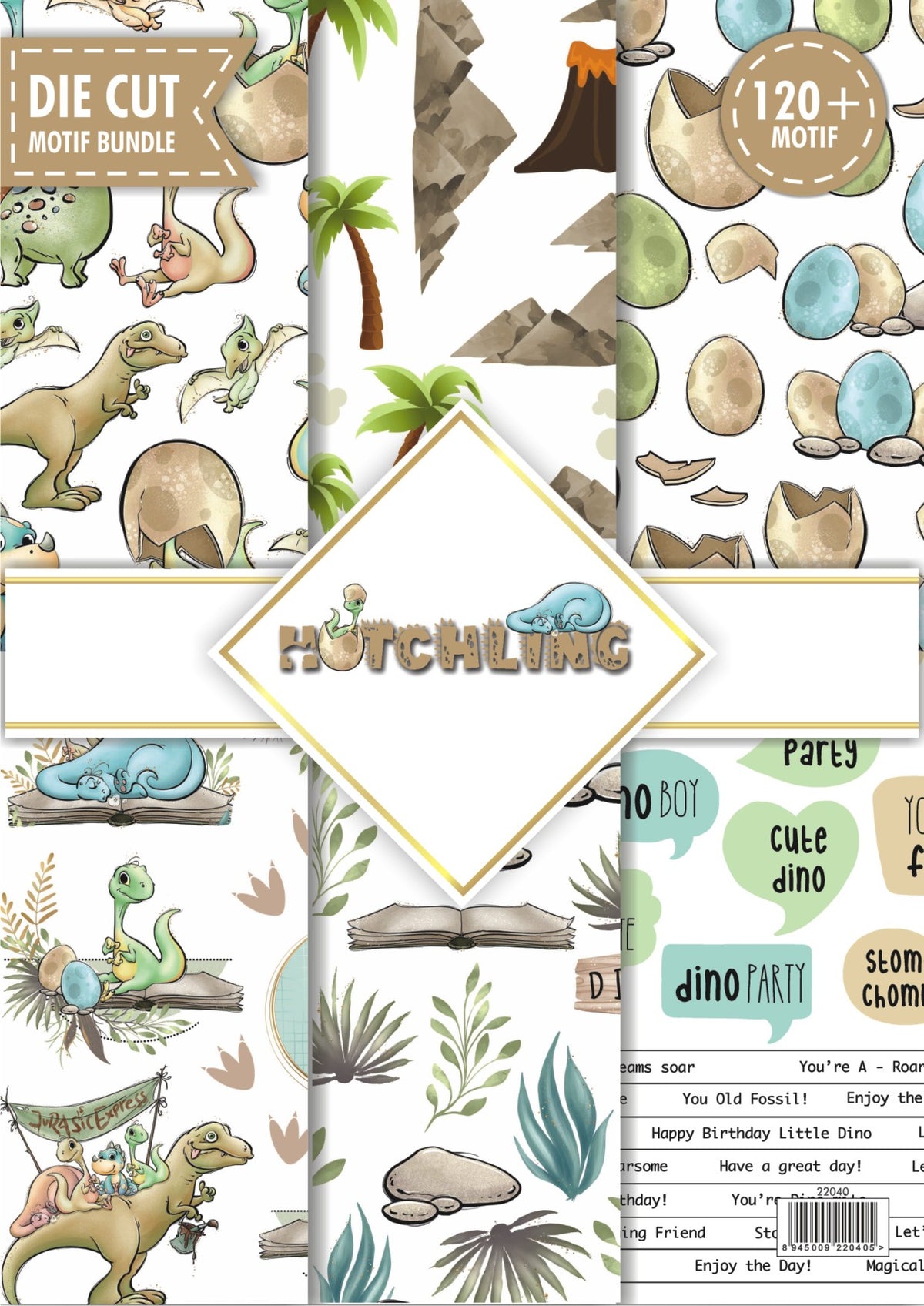 Papericious - Hatchling - Motif Bundle - 6 sheets - A4