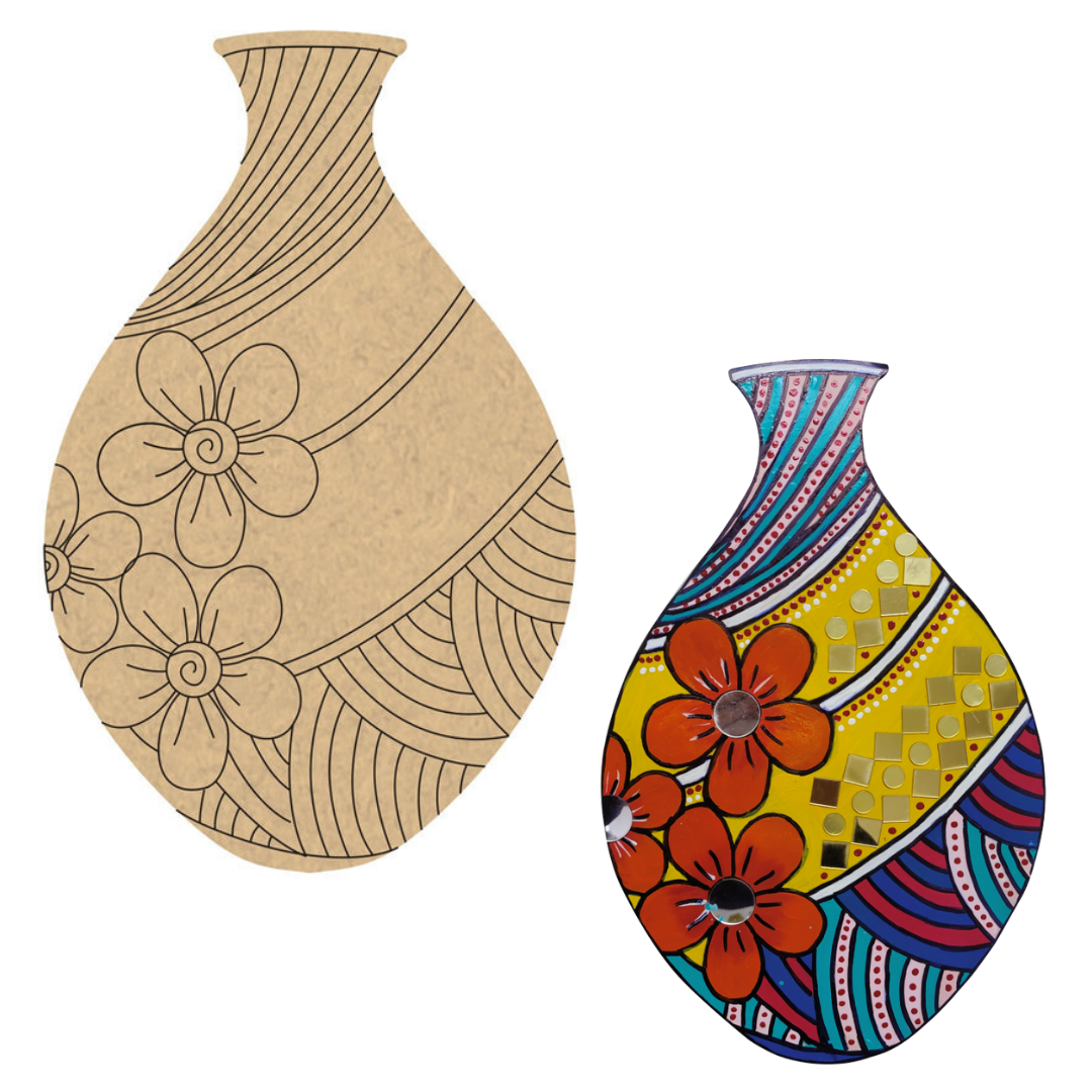 PAPERICIOUS 4mm thick Pre Marked MDF Base Pitcher