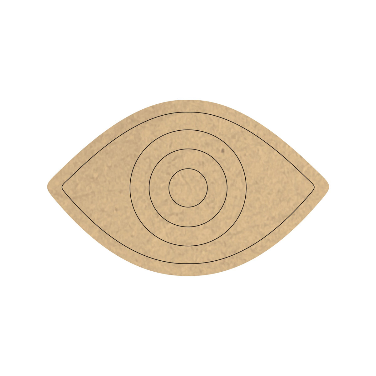 PAPERICIOUS 4mm thick Pre Marked MDF Base Evil Eye