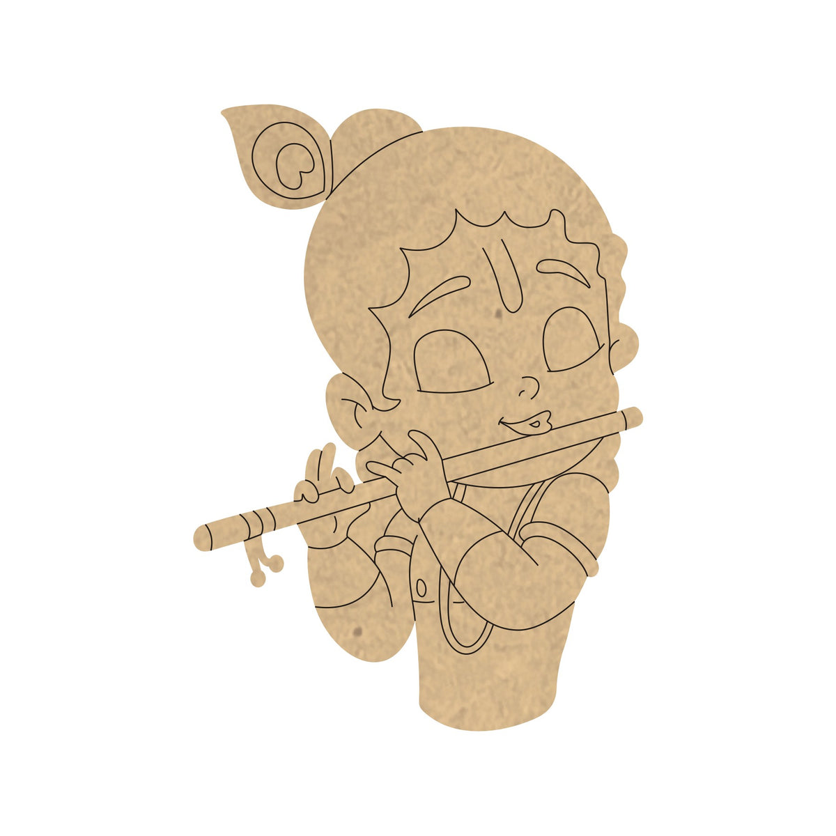 PAPERICIOUS 4mm thick Pre Marked MDF Base Bal Krishna