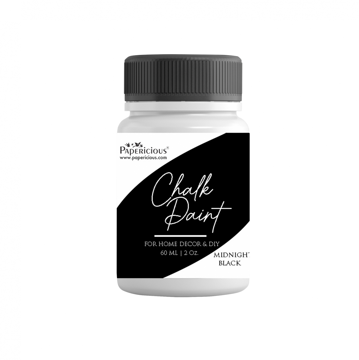 PAPERICIOUS - Home Décor DIY Chalk Paint 60ml - Midnight Black
