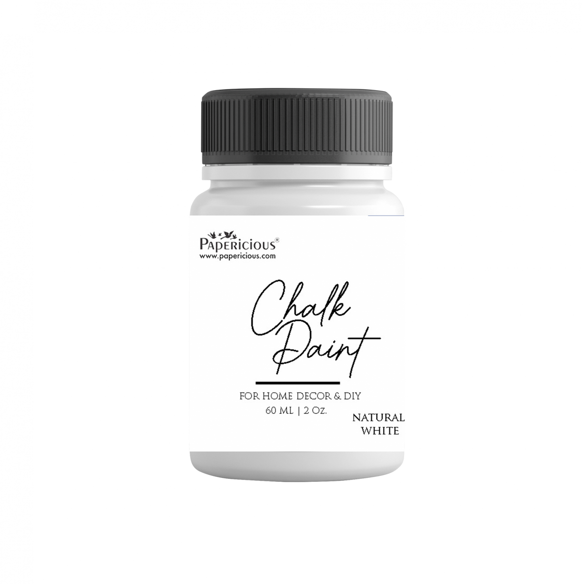 PAPERICIOUS - Home Décor DIY Chalk Paint 60ml - Natural White