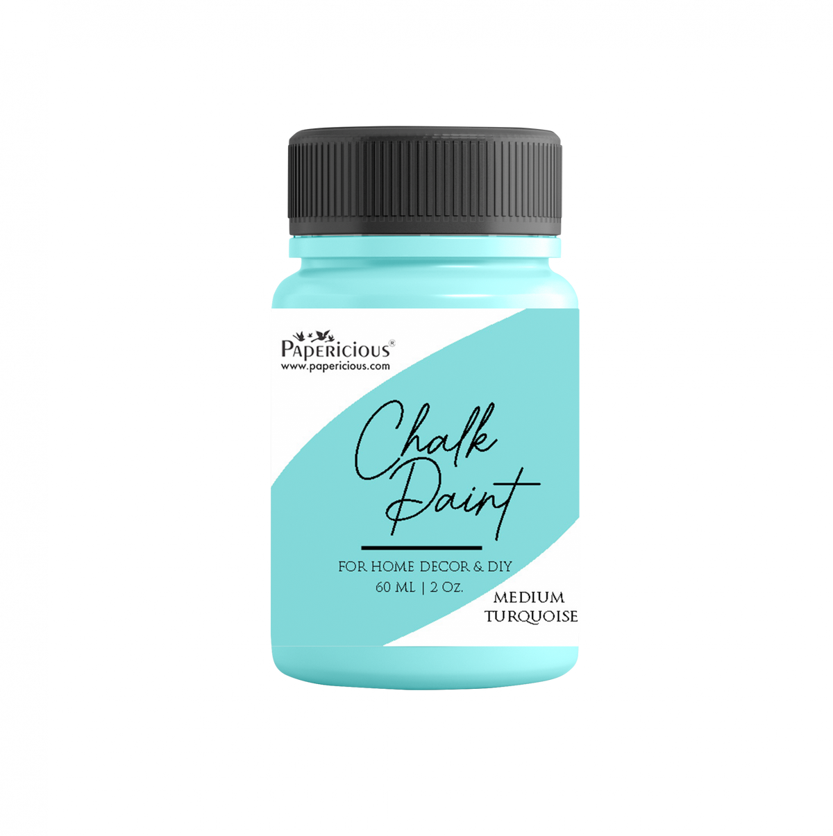PAPERICIOUS - Home Décor DIY Chalk Paint 60ml - Medium Turquoise