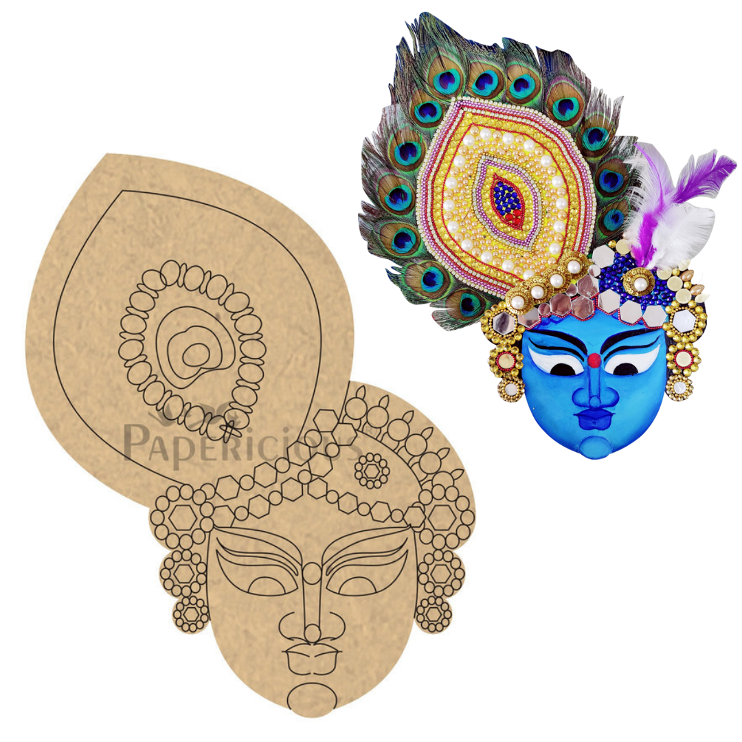 PAPERICIOUS 4mm thick Pre Marked MDF Base Shrinathji