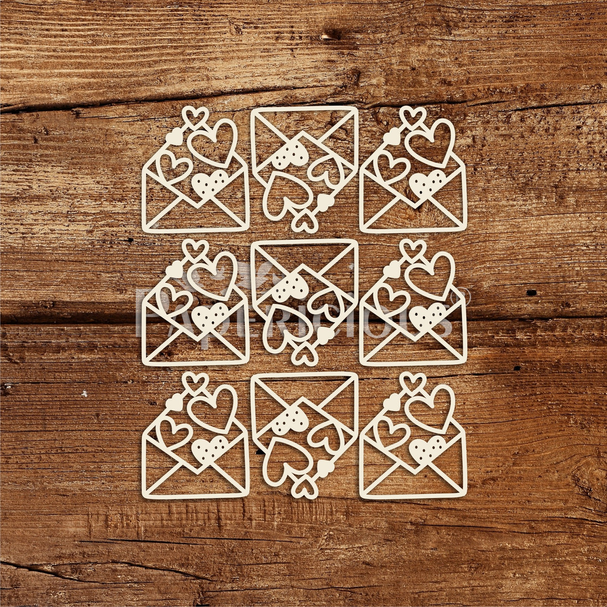 PAPERICIOUS - Mini Embellishments - Open my Love Letters