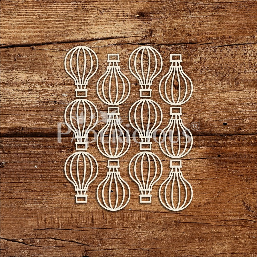 PAPERICIOUS - Mini Embellishments - Hot Air Balloon