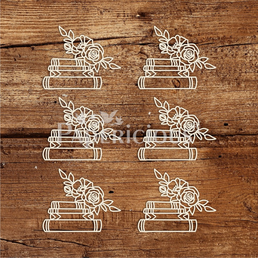 PAPERICIOUS - Mini Embellishments - Floral Books