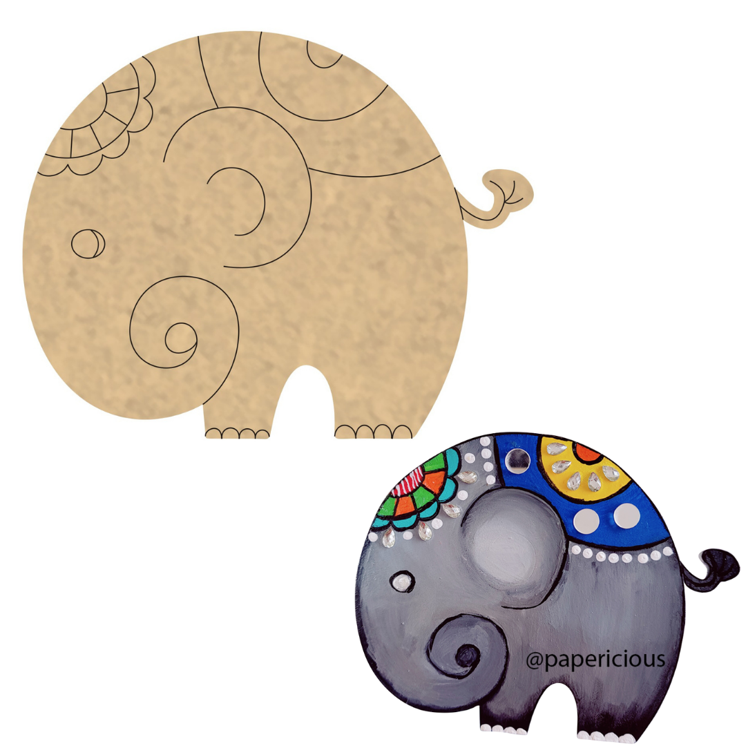 PAPERICIOUS 4mm thick Pre Marked MDF Little Jumbo