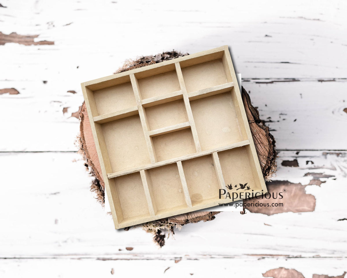 Papericious Printer Tray / Shadow Frame - 12x12 inch - 11 Partition