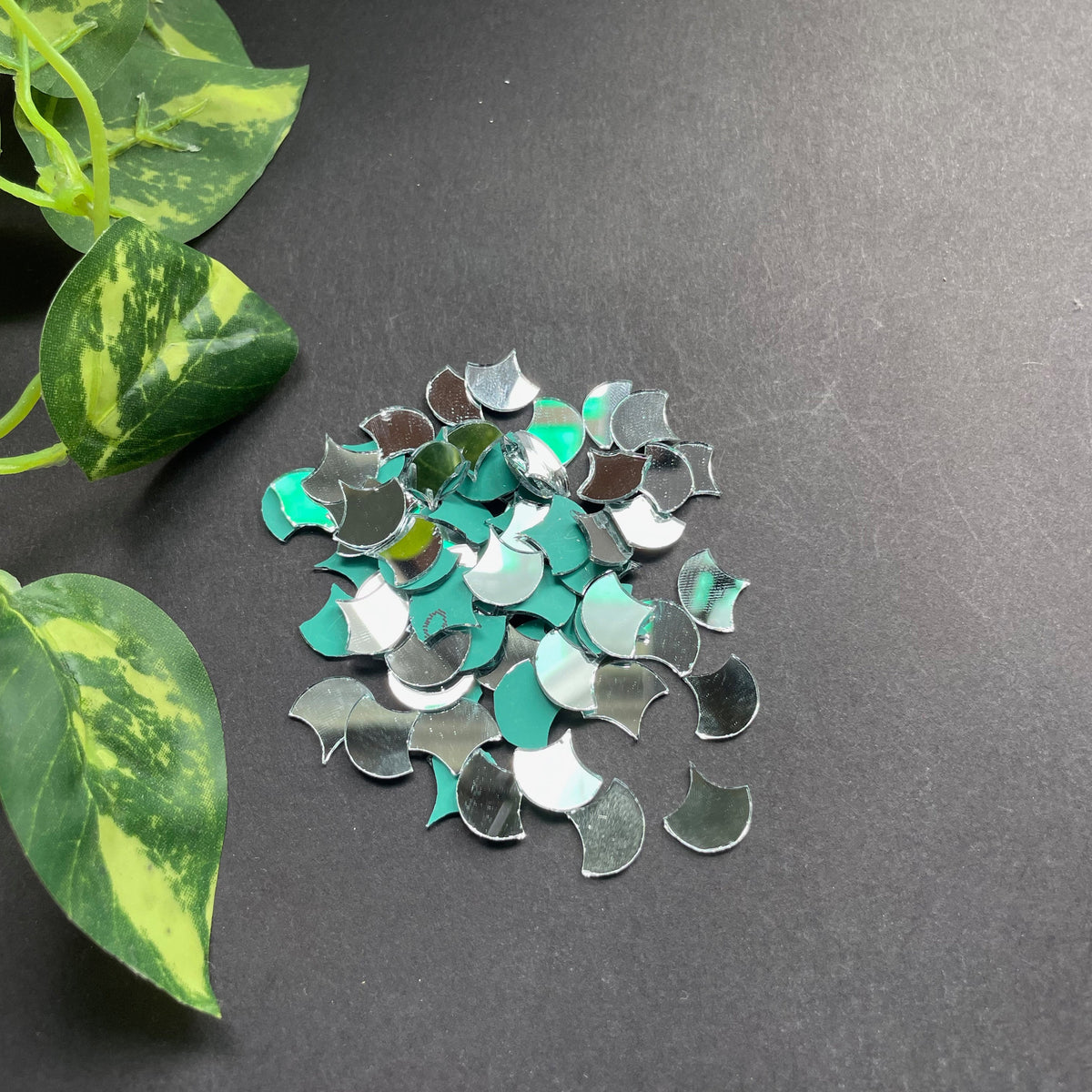 Glass Mirror Cutouts For Lippan Art - Diya