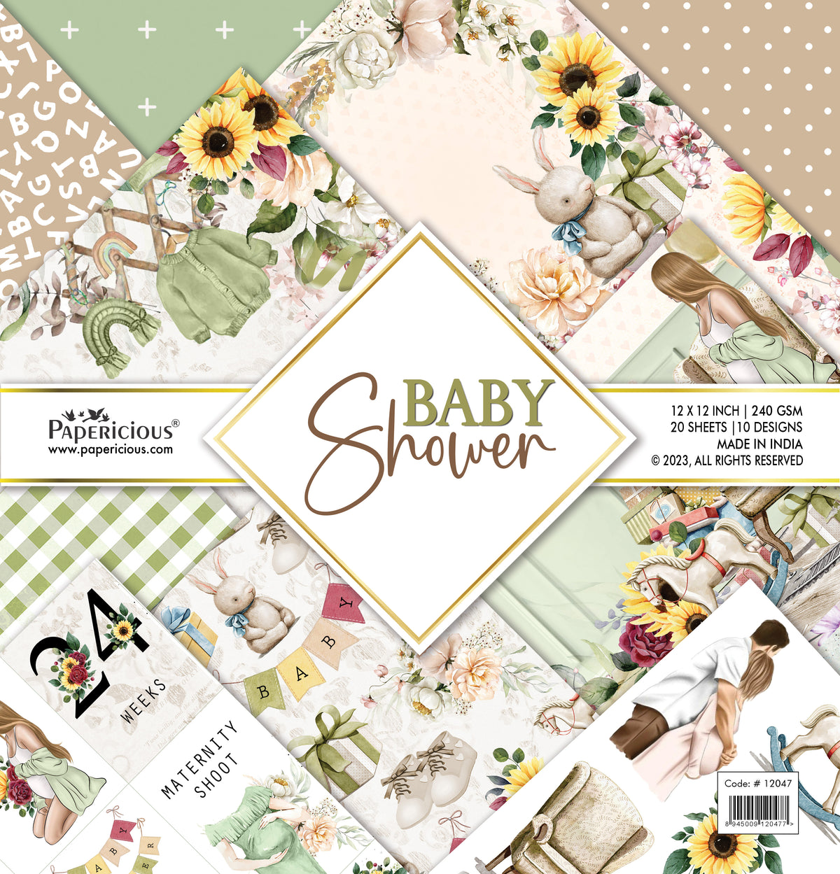 PAPERICIOUS - April 2023 Launch - Combo 1 - All 3 Papers alongwith Motifs