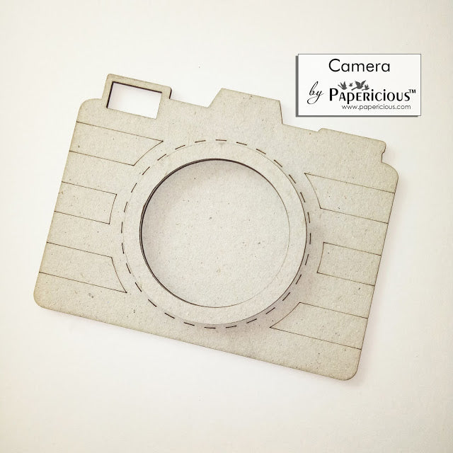 Laser Cut 3D Shaker Chipboard (1.4mm) - Camera