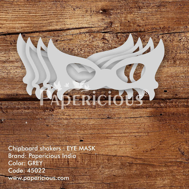 Laser Cut 3D Shaker Chipboard (1.4mm) - Eye Mask