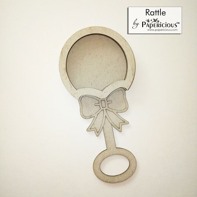Laser Cut 3D Shaker Chipboard (1.4mm) - Rattle