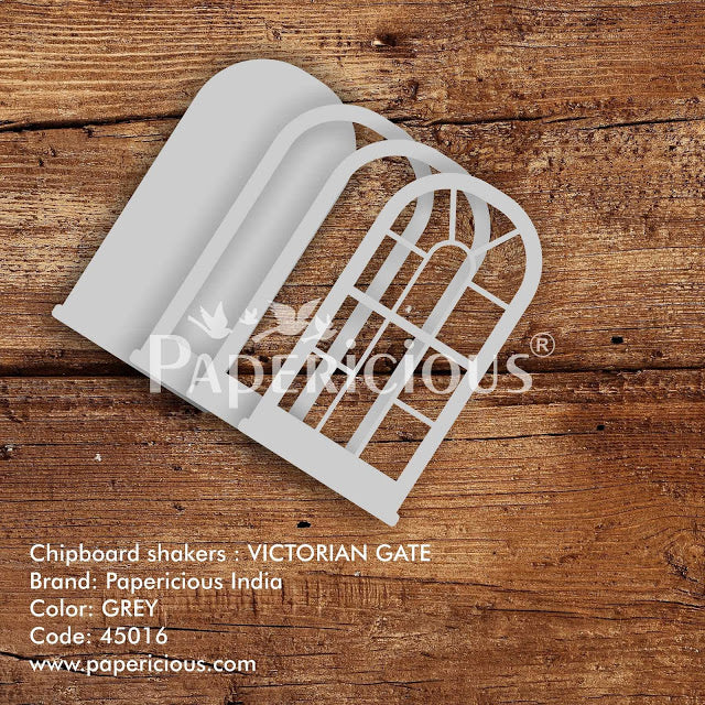 Laser Cut 3D Shaker Chipboard (1.4mm) - Victorian Gate