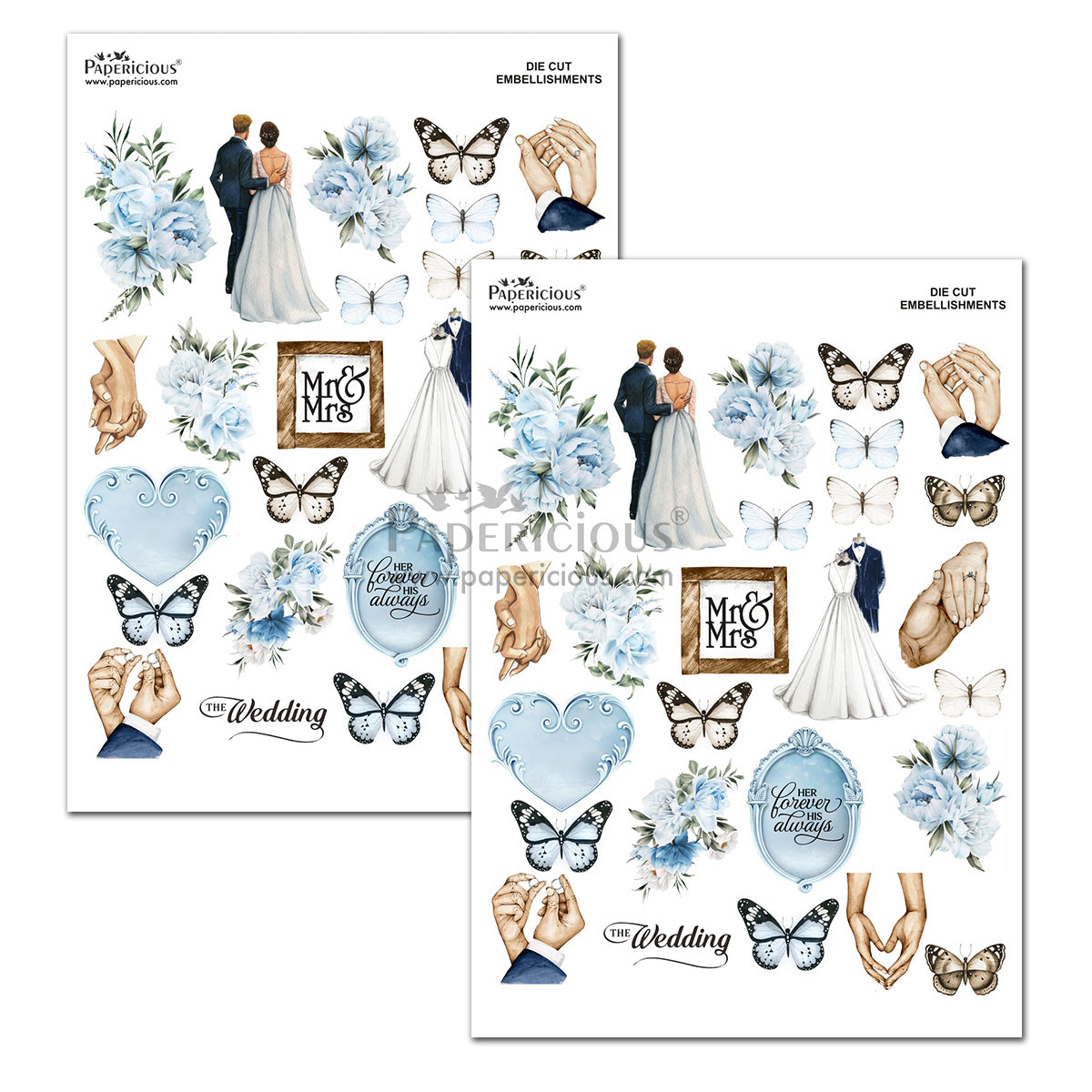 Papericious - Euphoria - Motif Bundle - 2 sheets - A4