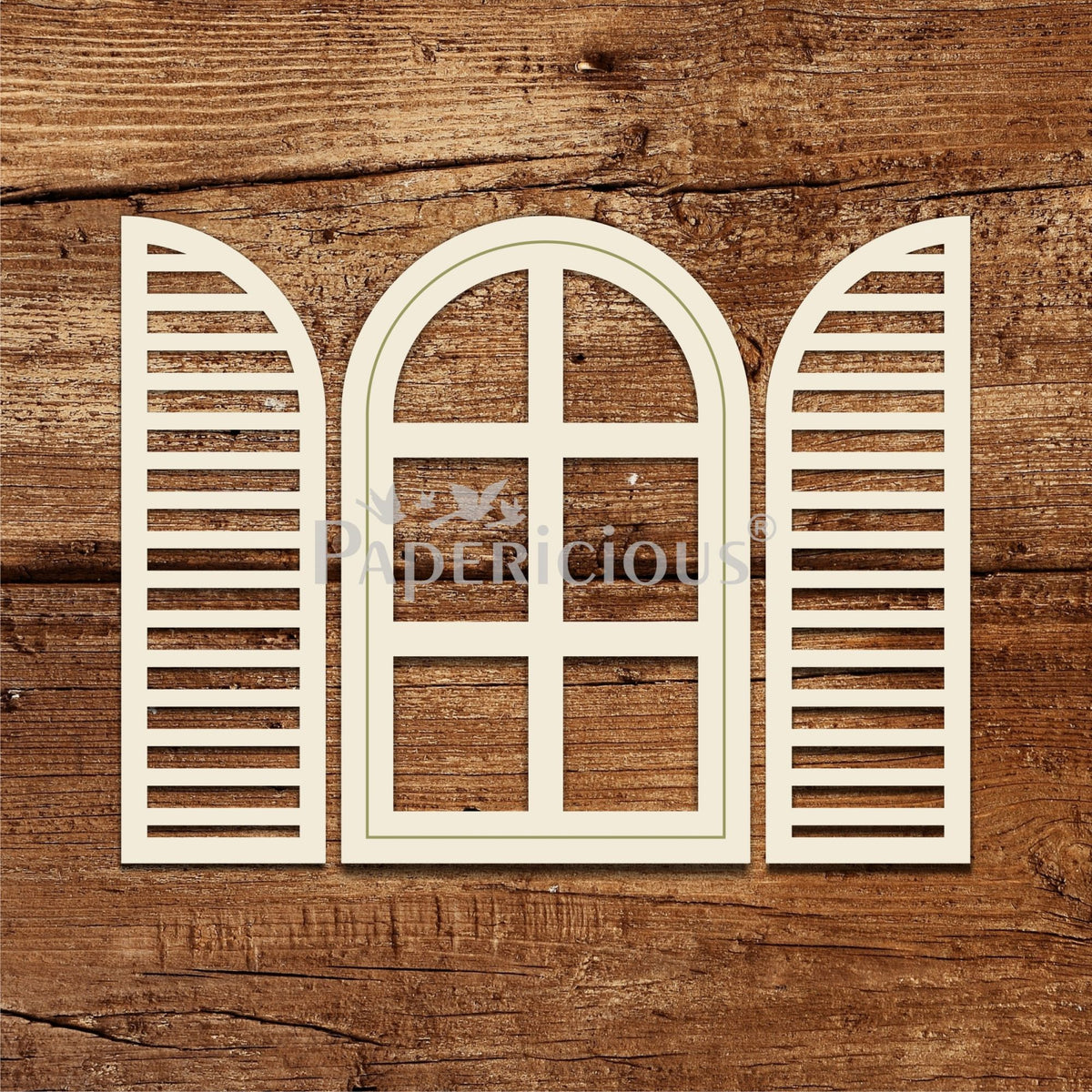 PAPERICIOUS Chippis Round Window