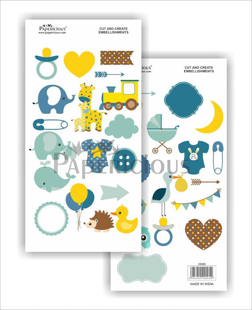 Papericious - Giggles Galore - Cut & Create Embellishments 6x12inch