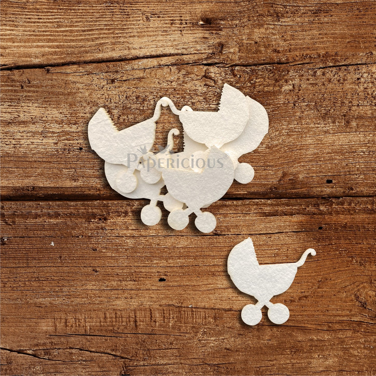 PAPERICIOUS - Mini Embellishments - Baby Crib