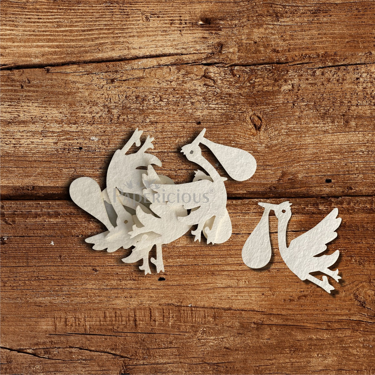 PAPERICIOUS - Mini Embellishments - Crane