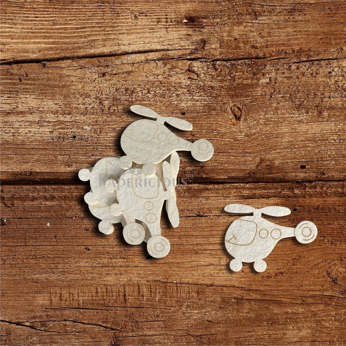 PAPERICIOUS - Mini Embellishments - Helicopter