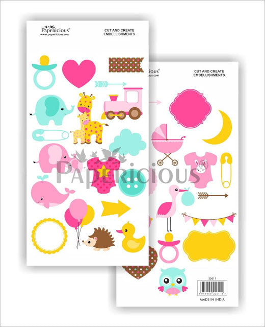 Papericious - Pretty Pixie - Cut & Create Embellishments 6x12inch