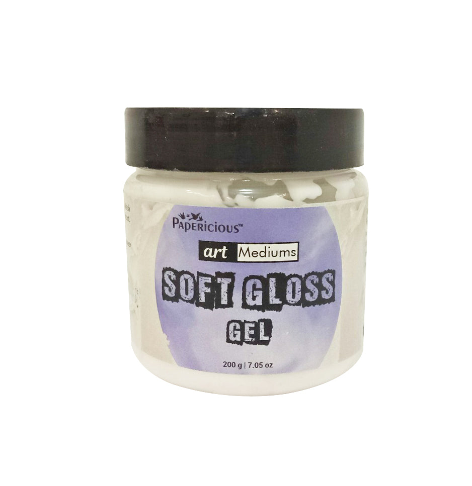 PAPERICIOUS  Soft Gloss Gel / Clear Adhesive for Metal Embellishments