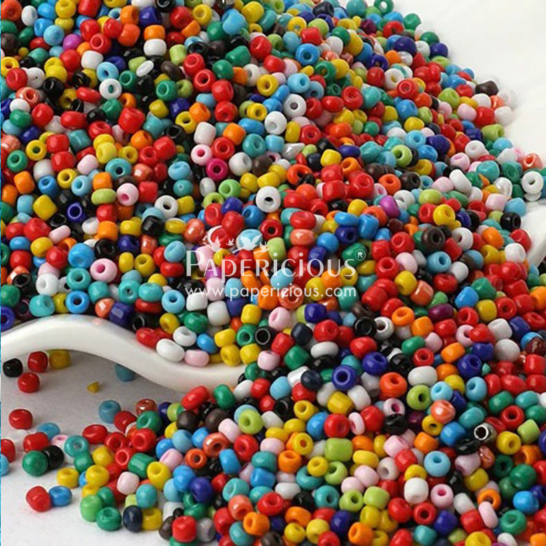 Papericious - Shaker Beads  - Rainbow