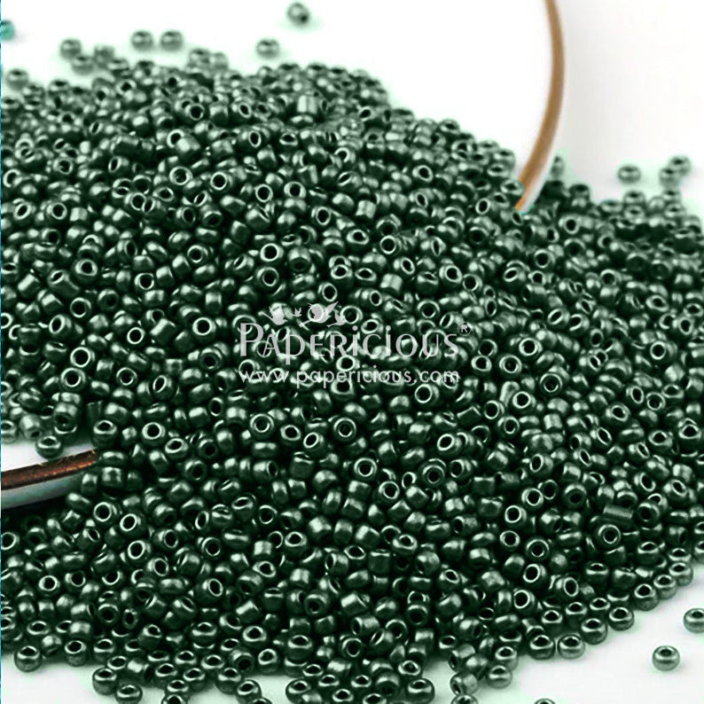 Papericious - Shaker Beads - Emerald Green