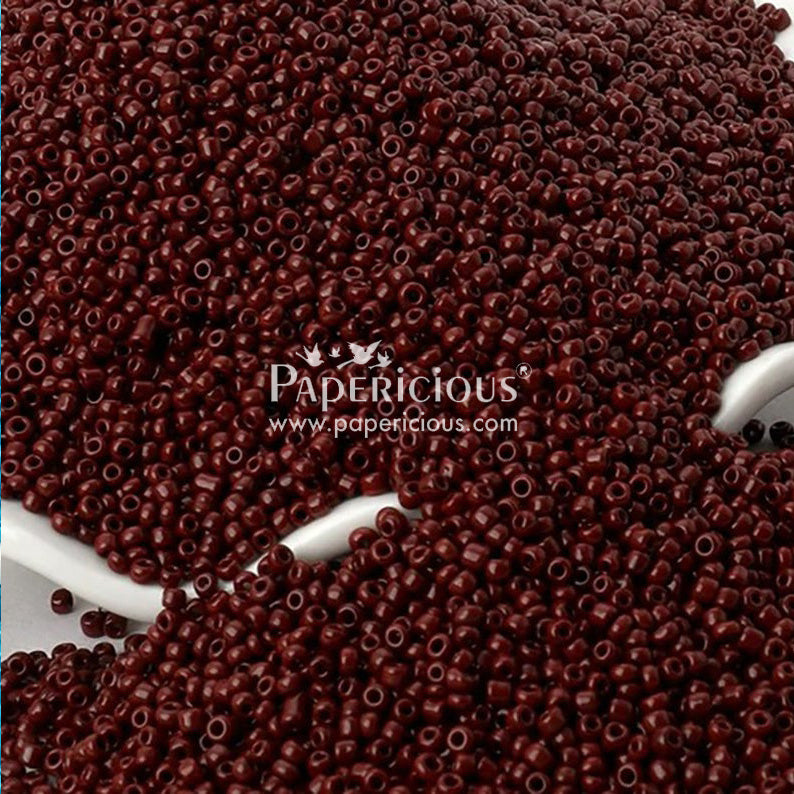 Papericious - Shaker Beads - Coffee Brown