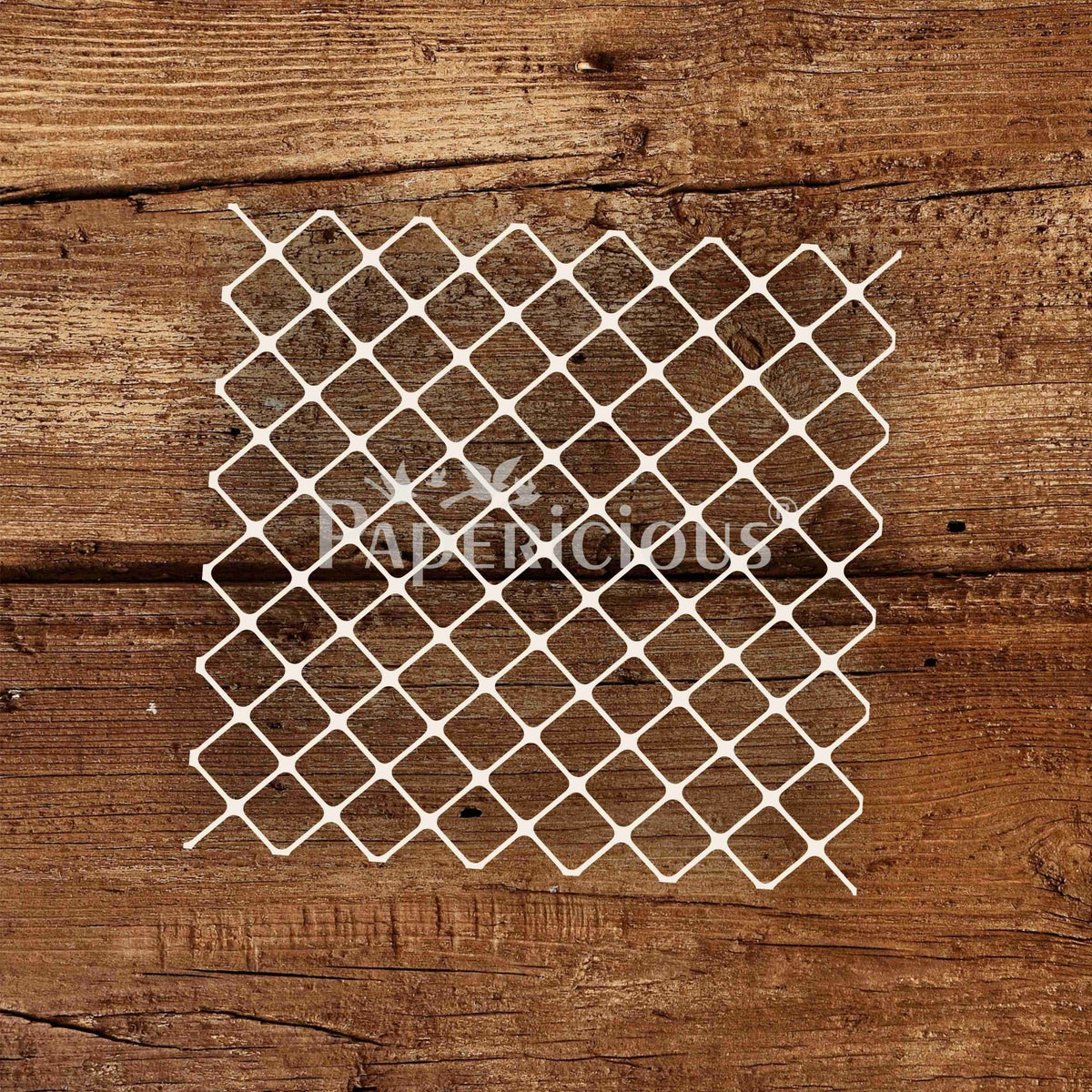 Simple lattice - 6x6 Inch Laser Cut Pattern Chippis