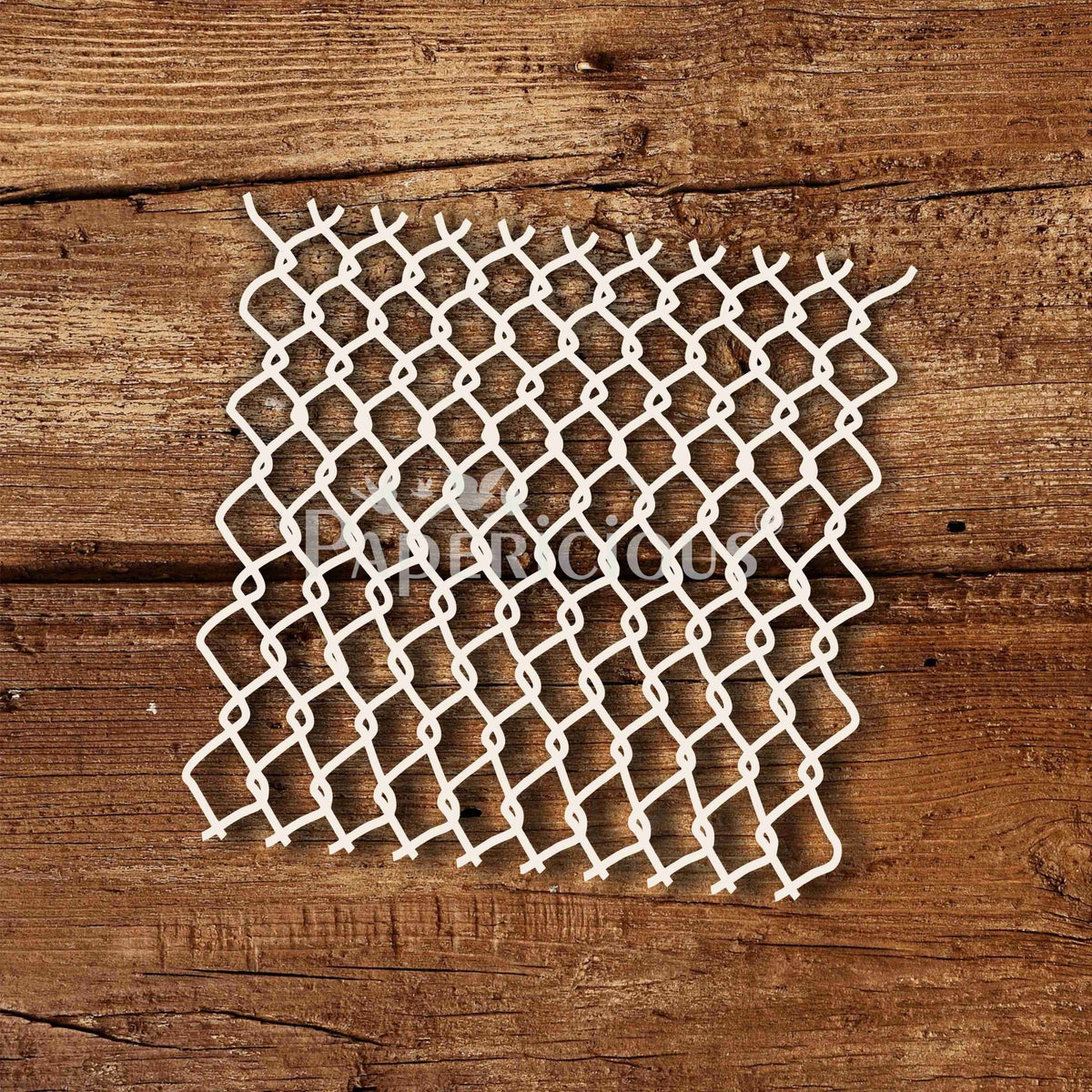 Fence- 6x6 Inch Laser Cut Pattern Chippis