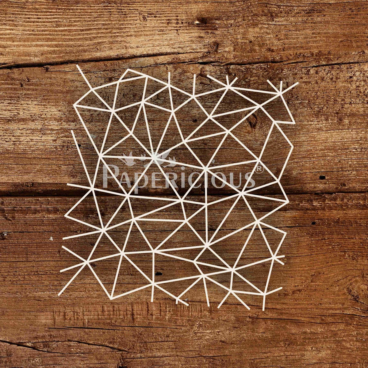 Open Geometry- 6x6 Inch Laser Cut Pattern Chippis