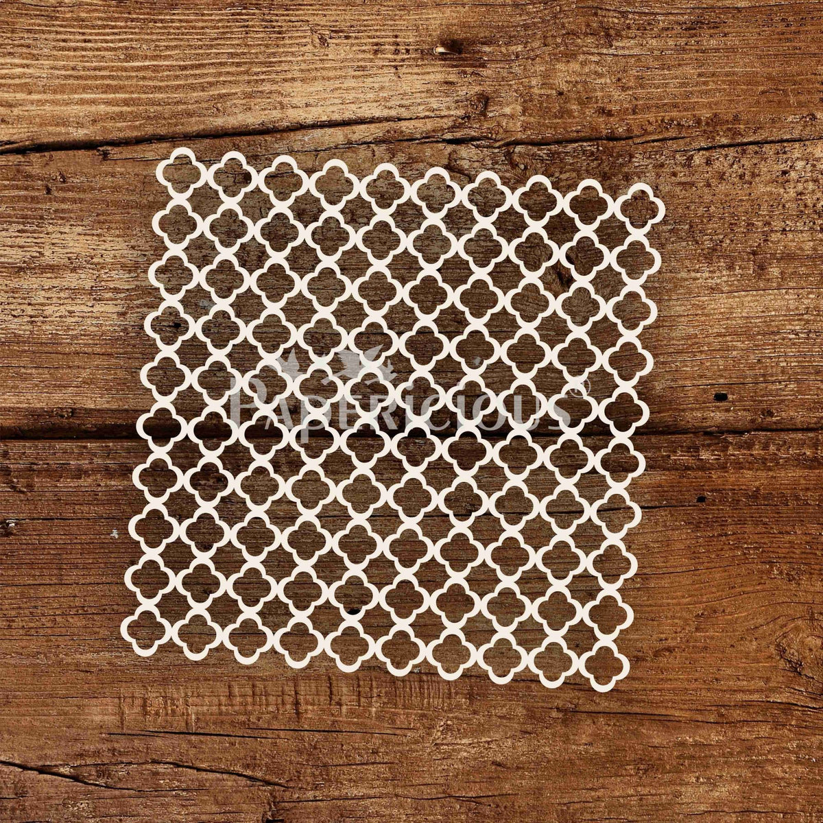 Modern lattice- 6x6 Inch Laser Cut Pattern Chippis