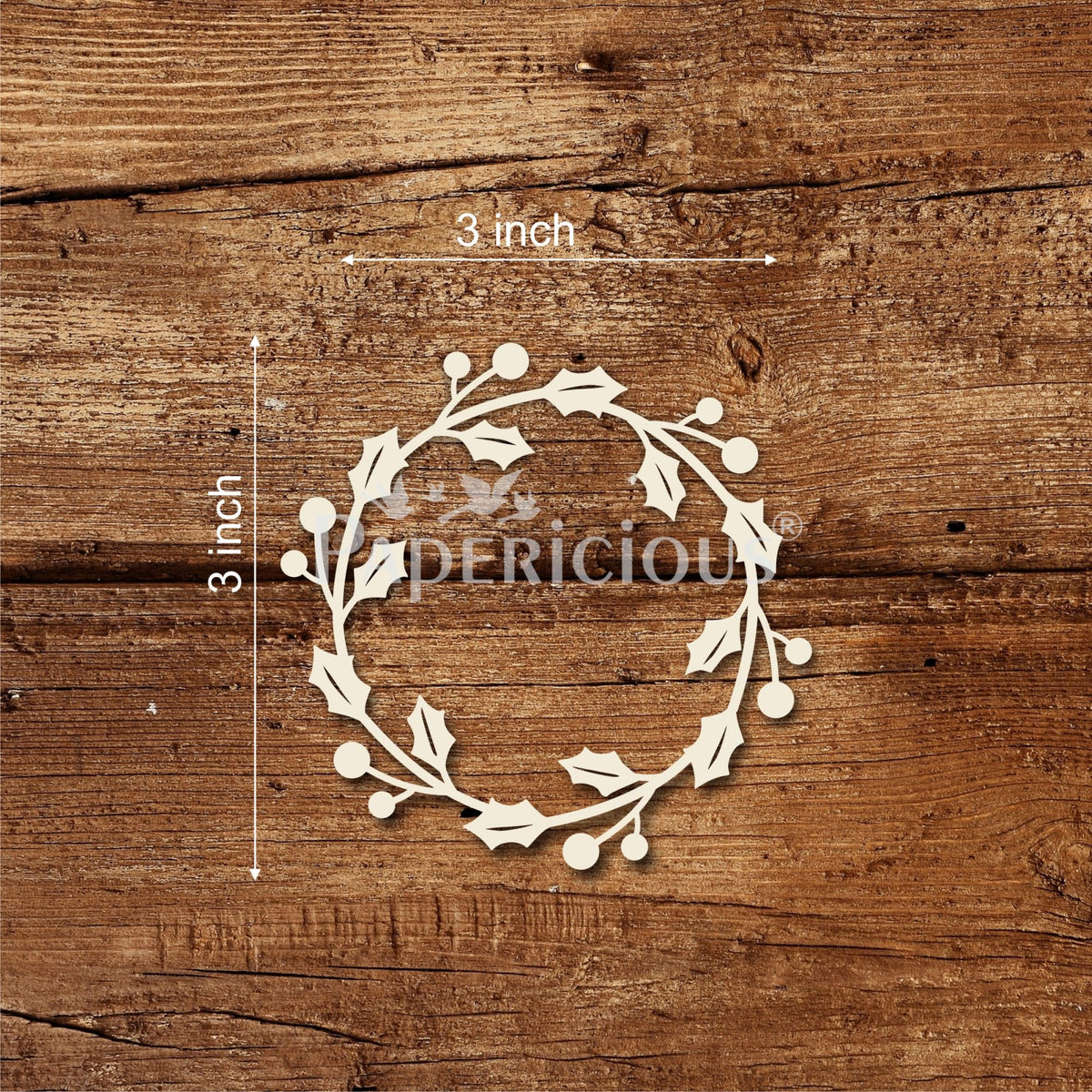 PAPERICIOUS Frame Chippis - Xmas Wreath