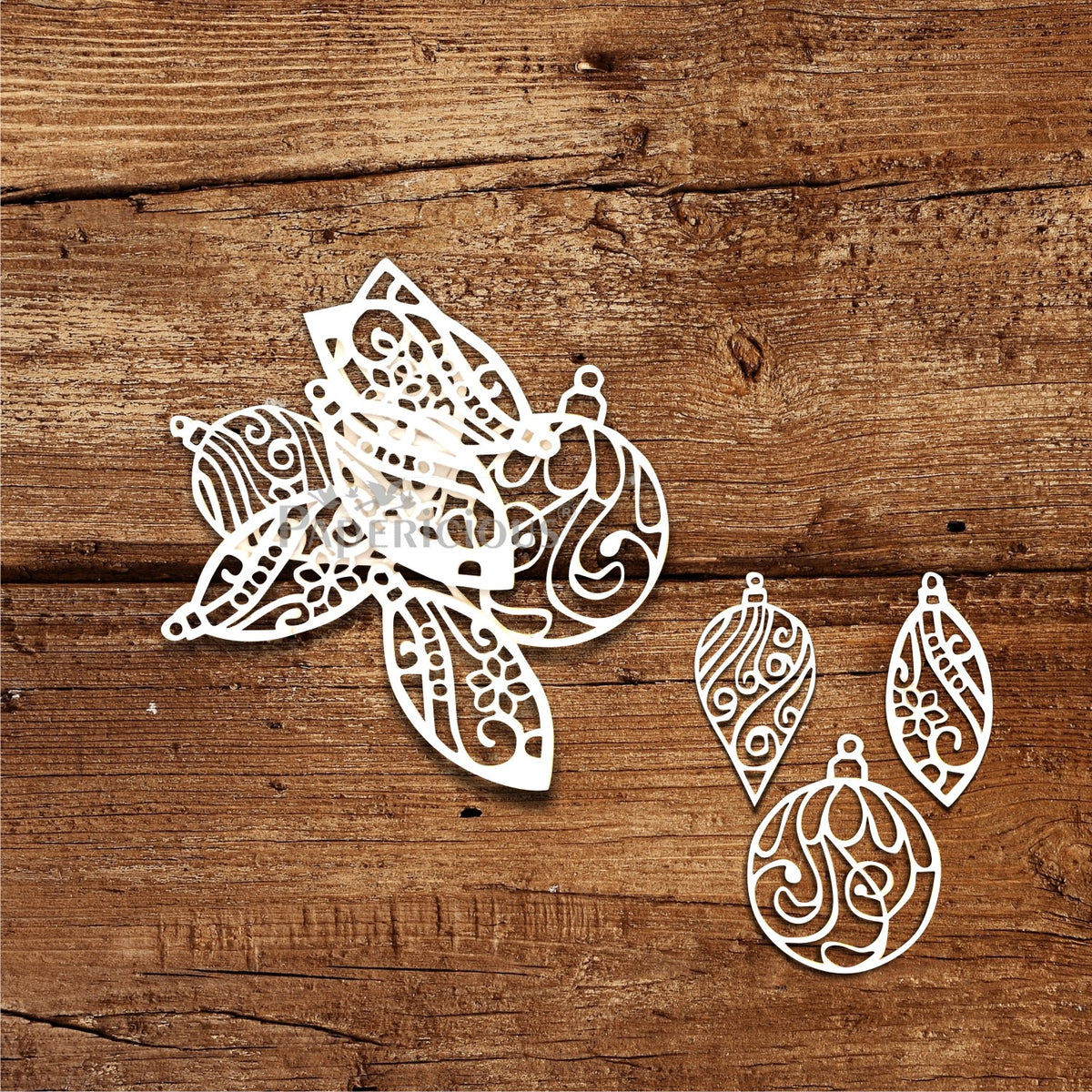 PAPERICIOUS - Mini Embellishments - Christmas / Xmas Ornaments mix