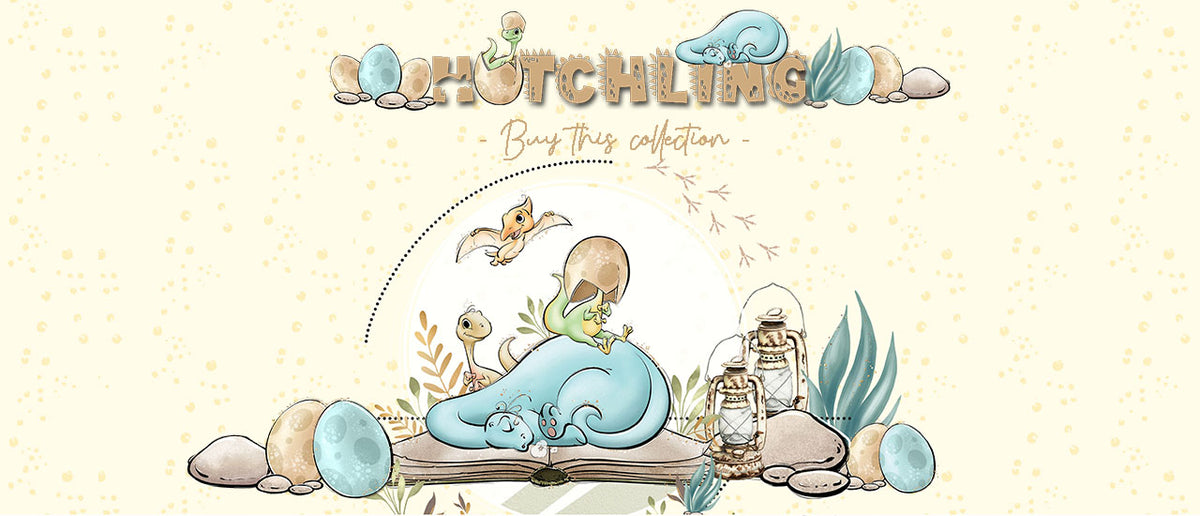 PAPERICIOUS - Hatchling paper collection - Combo 2 - Paper packs, Chipboard and motif Bundle