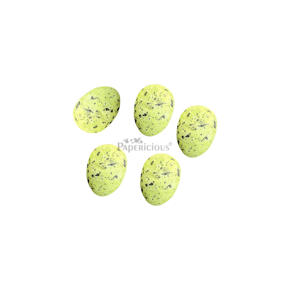 PAPERICIOUS - Styrofoam Eggs Embellishment - Ready to Use - 5 Pc