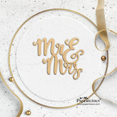 PAPERICIOUS MDF Cutout - Mr & Mrs - 6 Nos - Style 10119