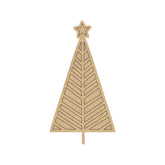 PAPERICIOUS 4mm thick Pre Marked MDF Christmas Xmas Tree