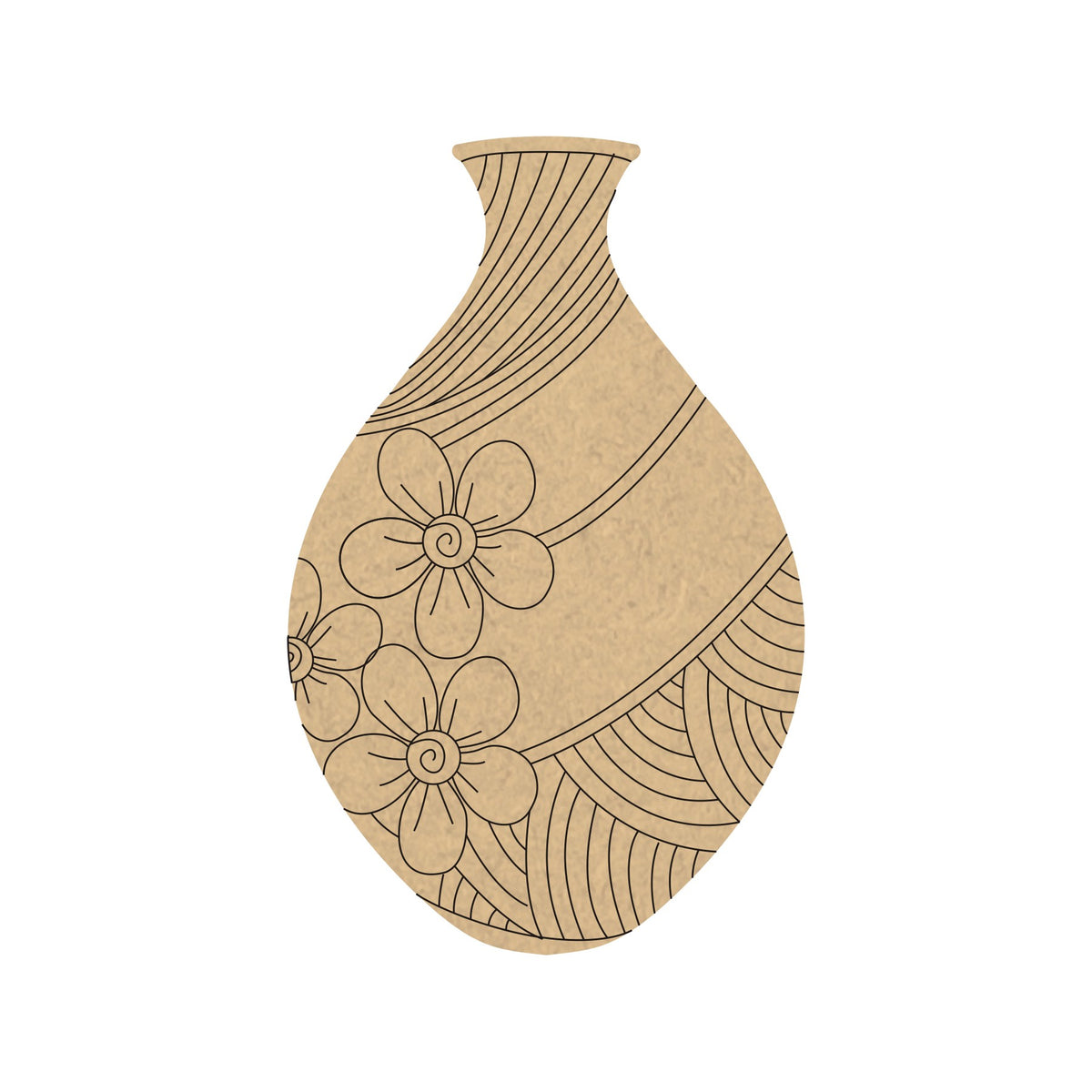 PAPERICIOUS 4mm thick Pre Marked MDF Base Pitcher