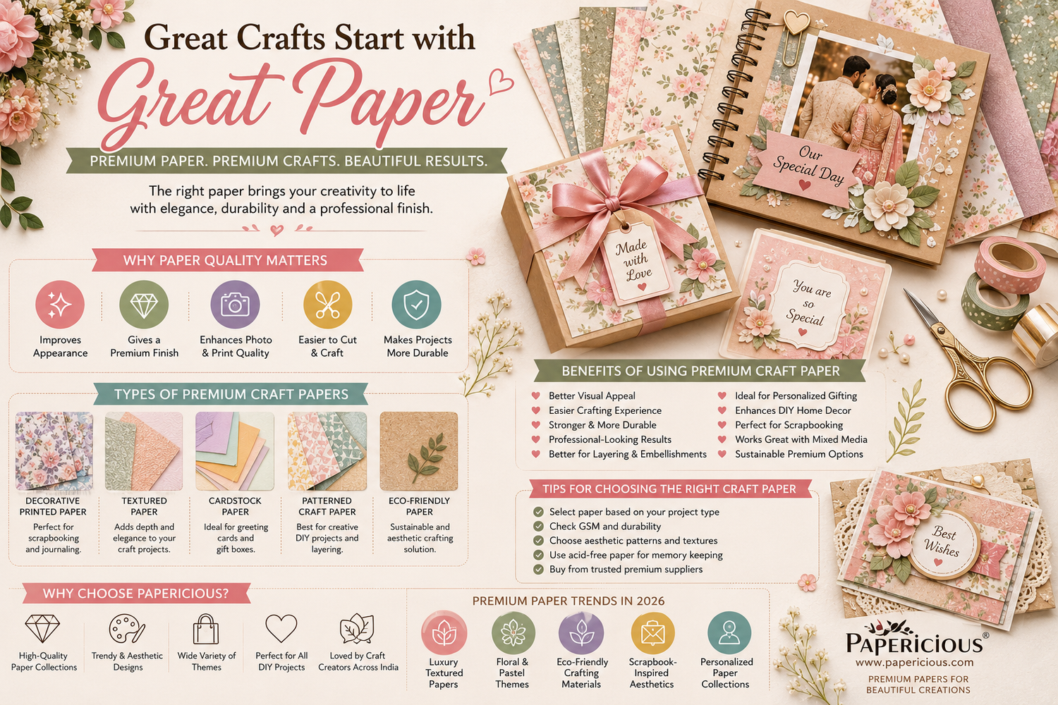 Why Premium Paper Quality Matters in Crafting (2026)