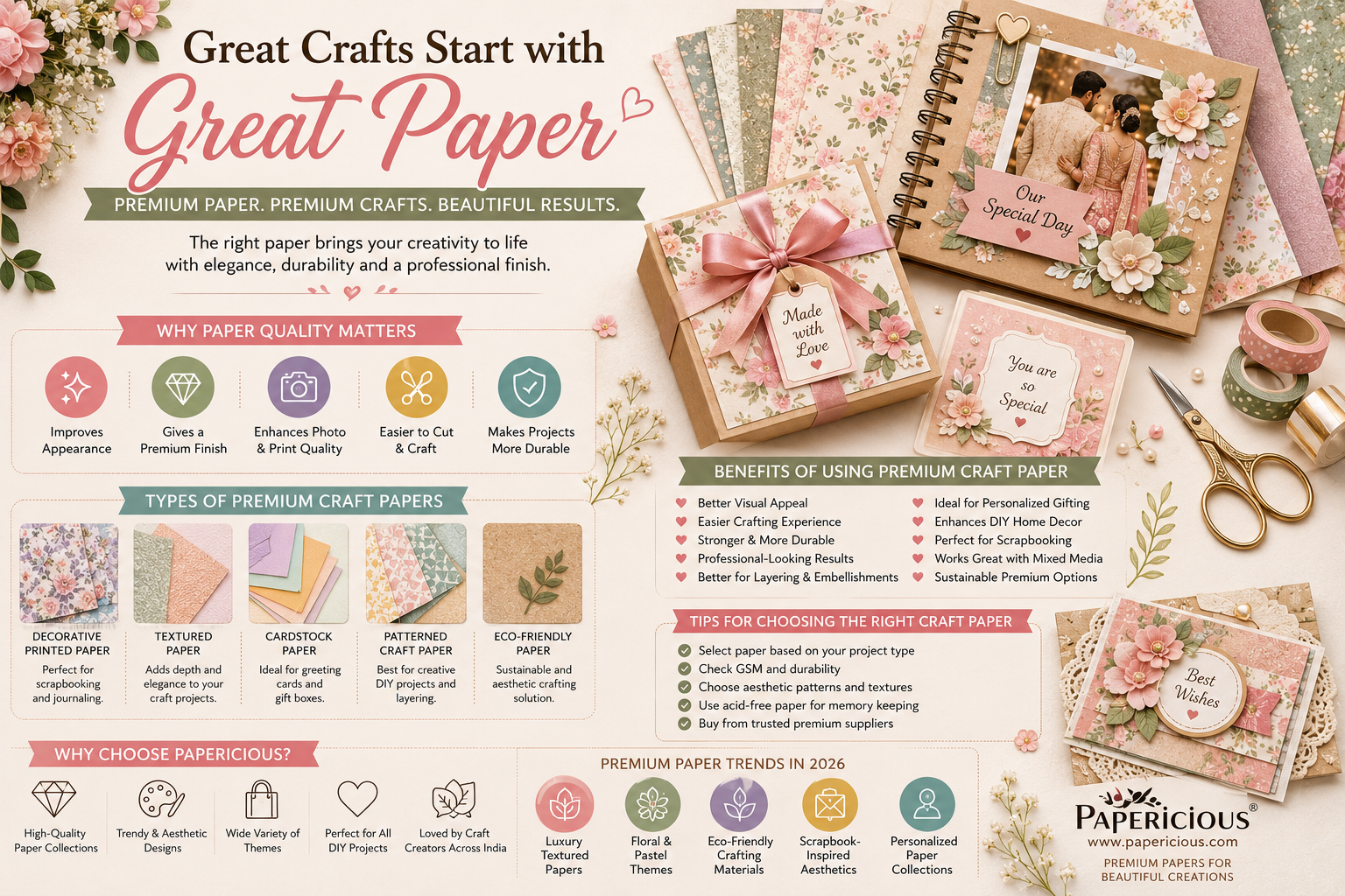 Why Premium Paper Quality Matters in Crafting (2026)