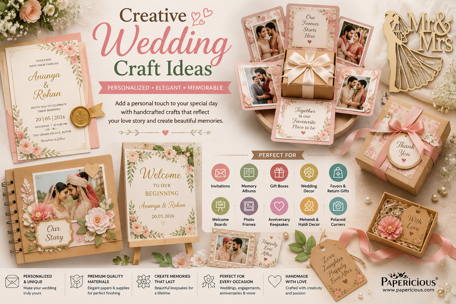 Trending Wedding Craft Ideas in India (2026)