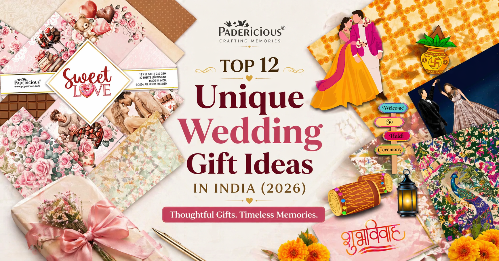 Unique Wedding Gift Ideas in India (2026) | Personalized & Luxury Gifts – Papericious