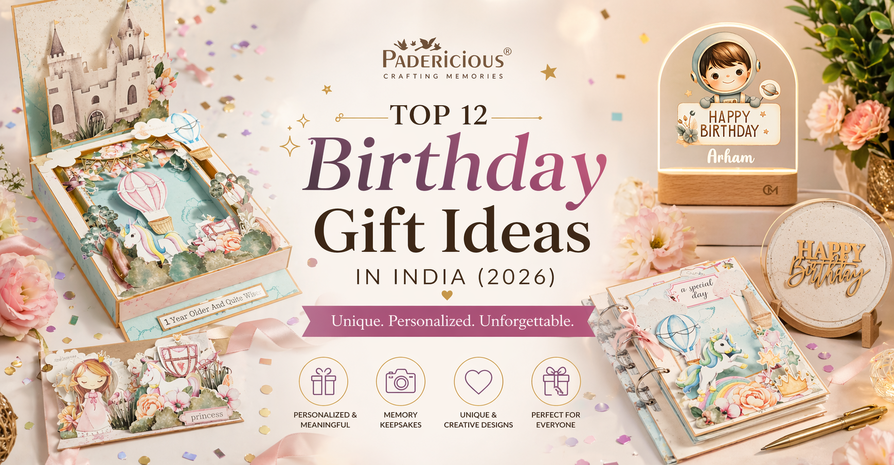 Best Birthday Gift Ideas in India (2026) | Unique & Personalized Gifts – Papericious