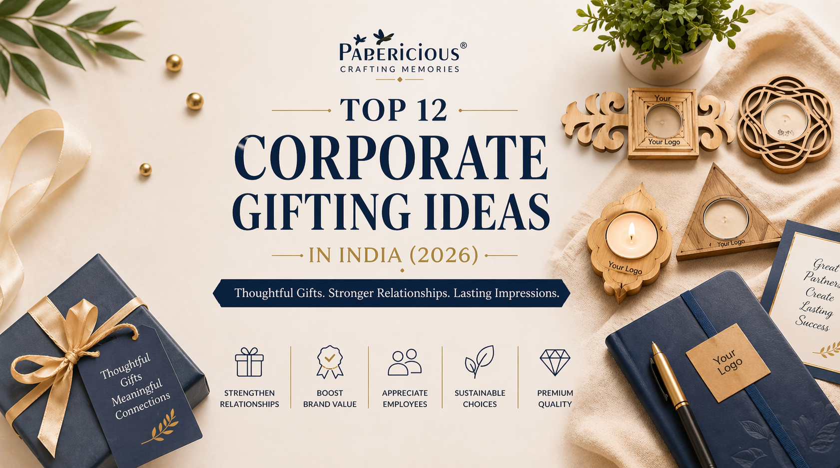 Corporate Gifting Ideas in India (2026) | Unique & Personalized Business Gifts – Papericious