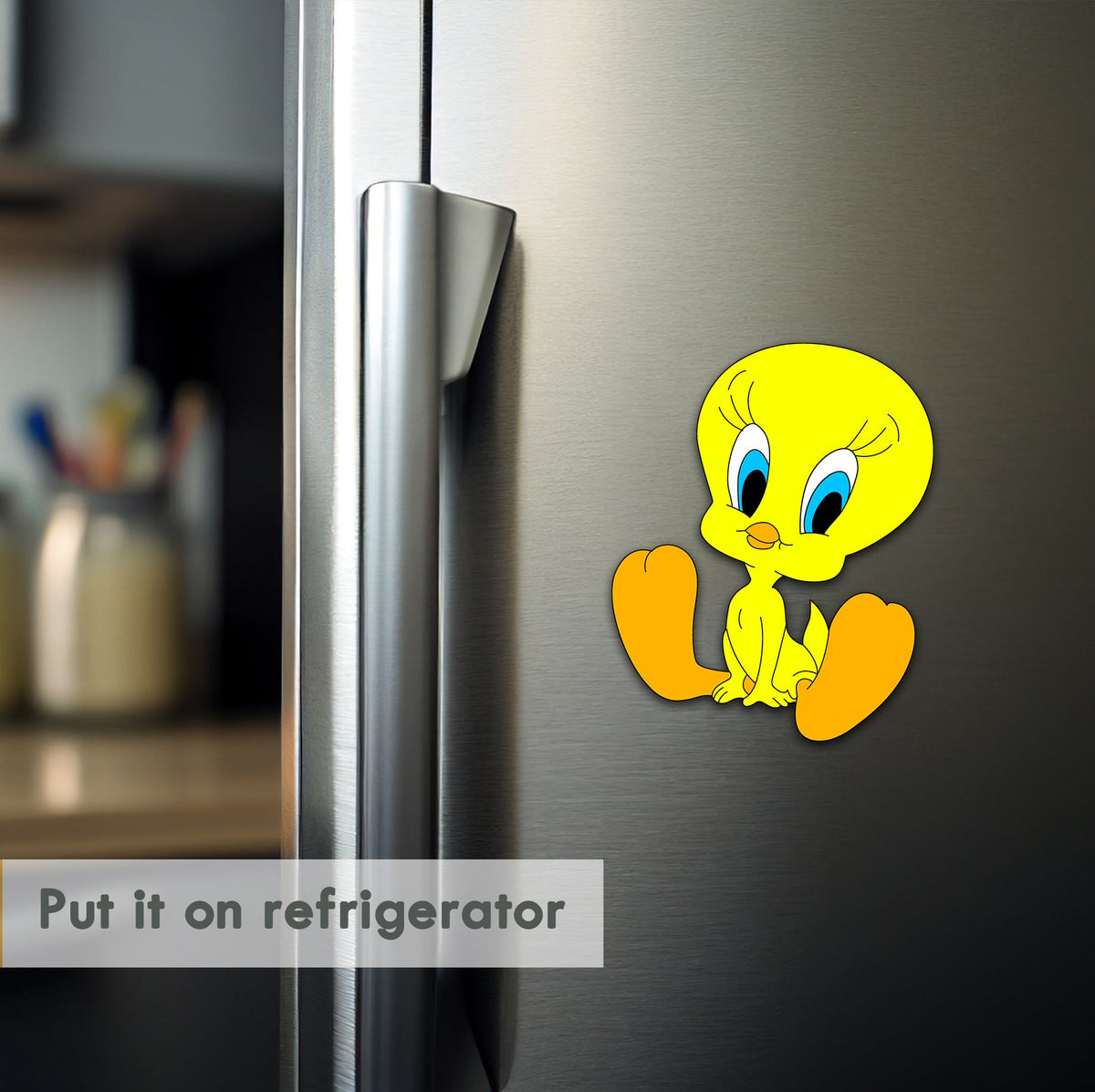 Wooden Fridge Magnet - Duck