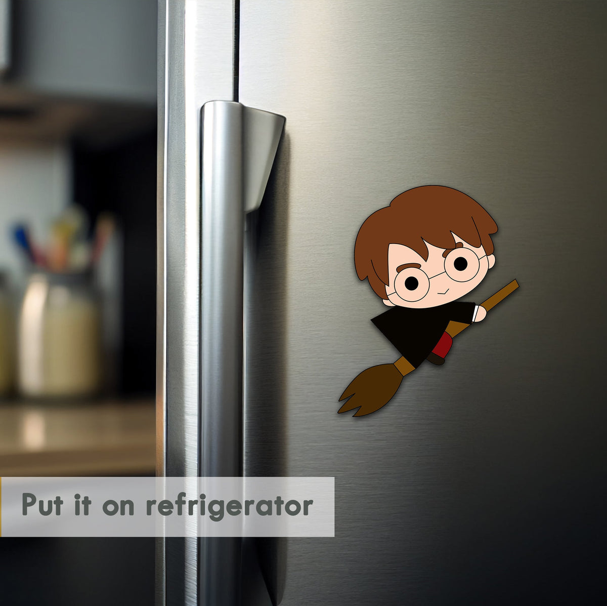 Wooden Fridge Magnet - Harry Porter