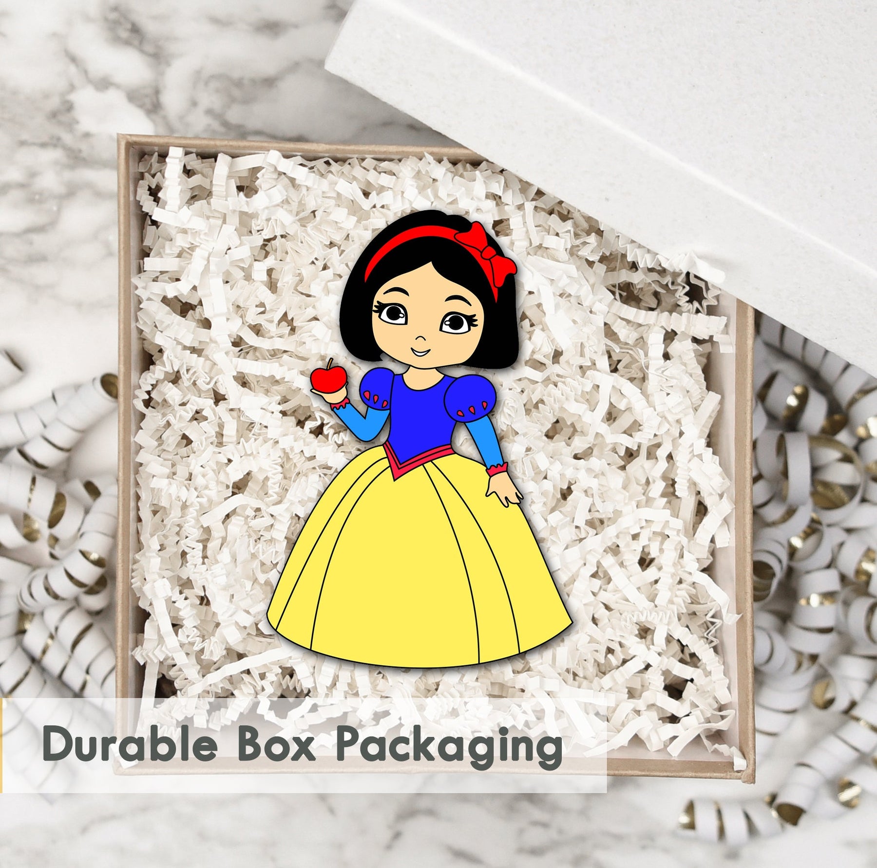 Wooden Fridge Magnet - Princess